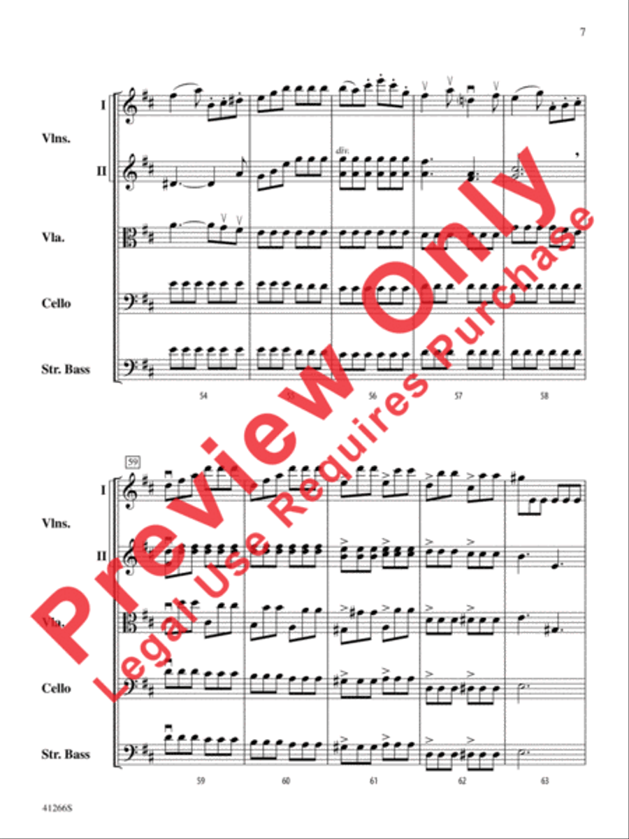 Adagio and Presto String Orchestra scores gallery preview page 8