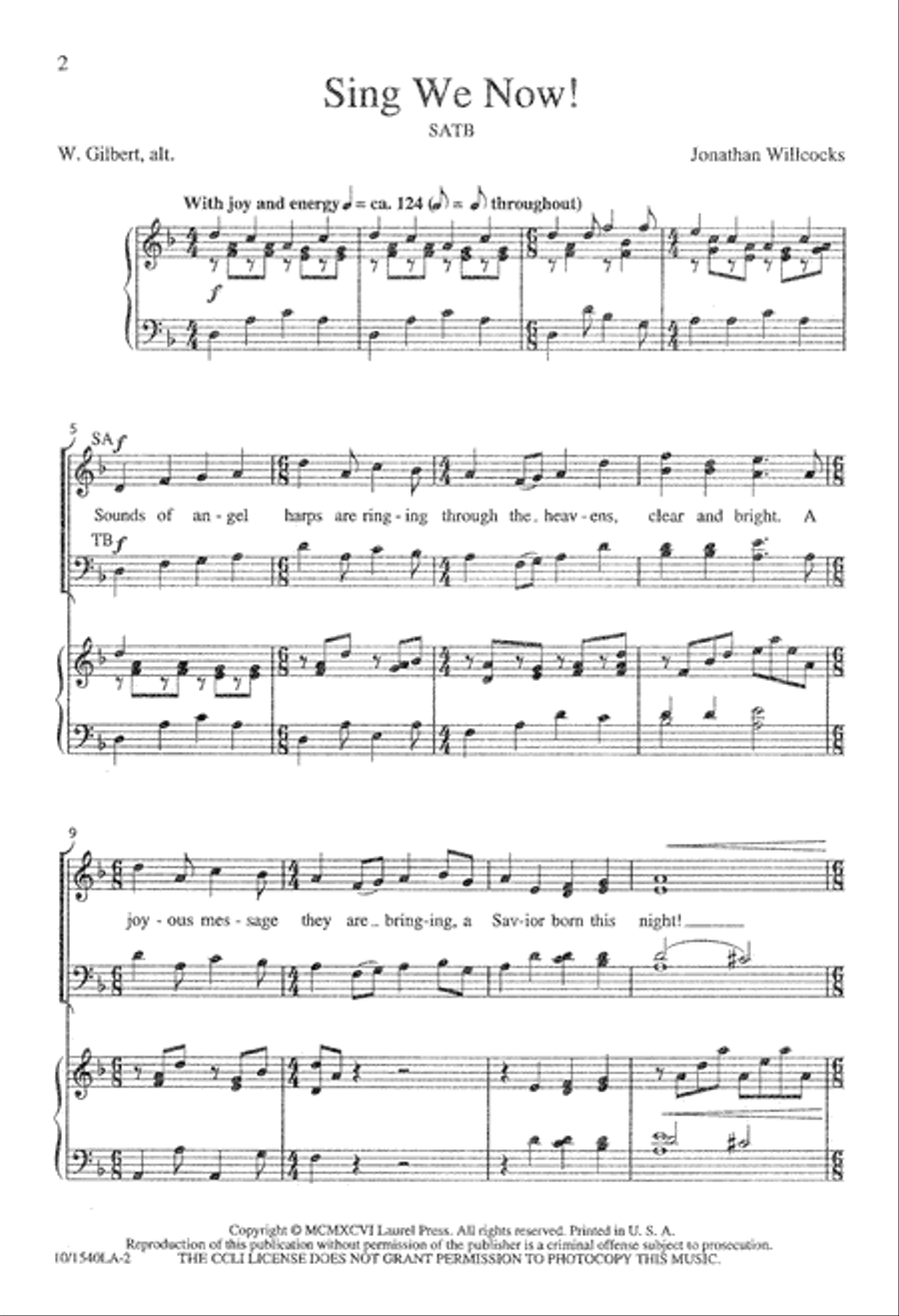 Sing We Now 4-Part scores gallery preview page 2