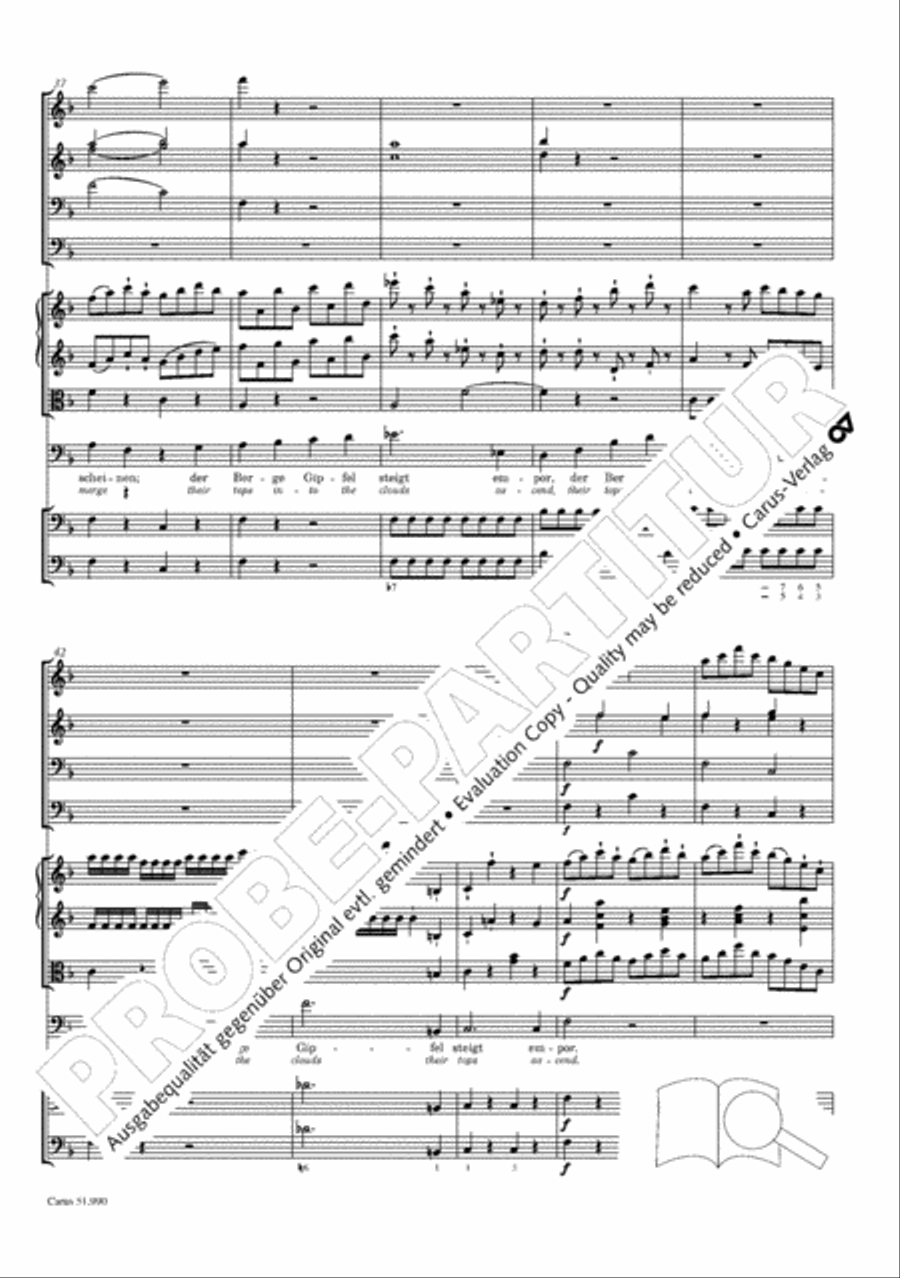 The Creation (Die Schopfung) 4-Part scores gallery preview page 77