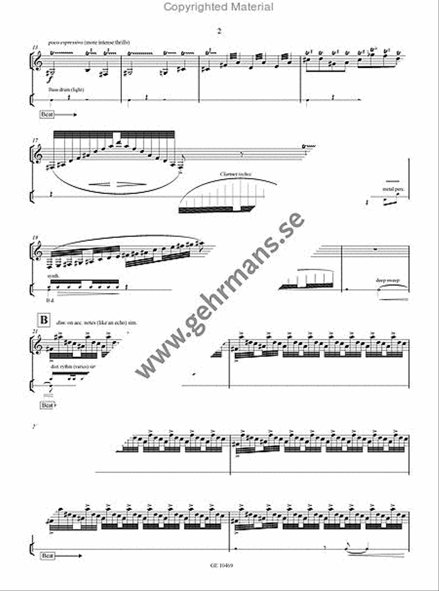 Invisible duet Invisible duet C Instrument scores gallery preview page 5