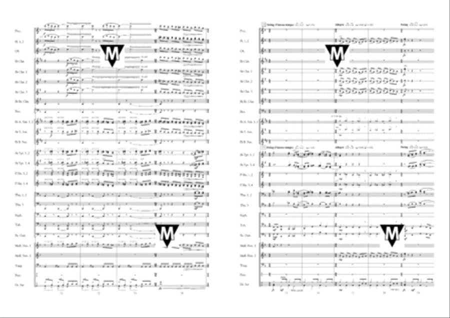 Blue Rondo a la Turk Concert Band scores gallery preview page 8