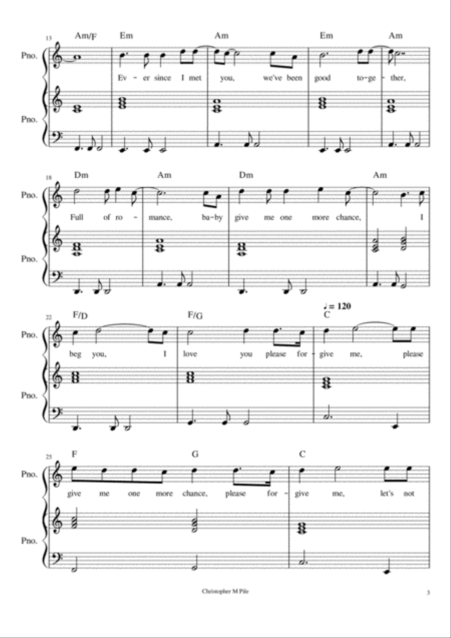 Forgive Me Voice scores gallery preview page 3