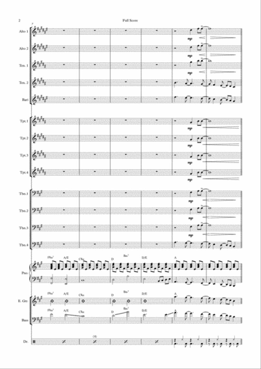 I'll Be There Saxophone scores gallery preview page 2