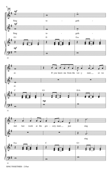 Sing Together (arr. Jacob Narverud)