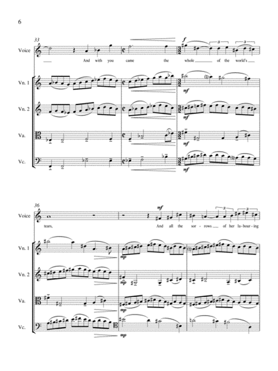 Yeats Songs (Downloadable Full Score and Parts Set)