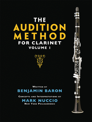 Book cover for The Audition Method for Clarinet - Volume 1