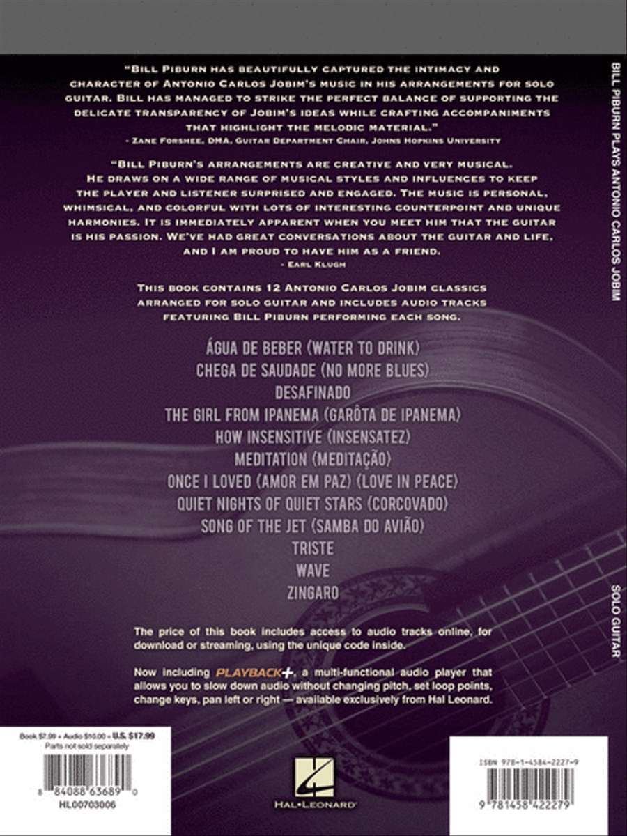 Bill Piburn Plays Antonio Carlos Jobim Guitar Tablature scores gallery preview page 7