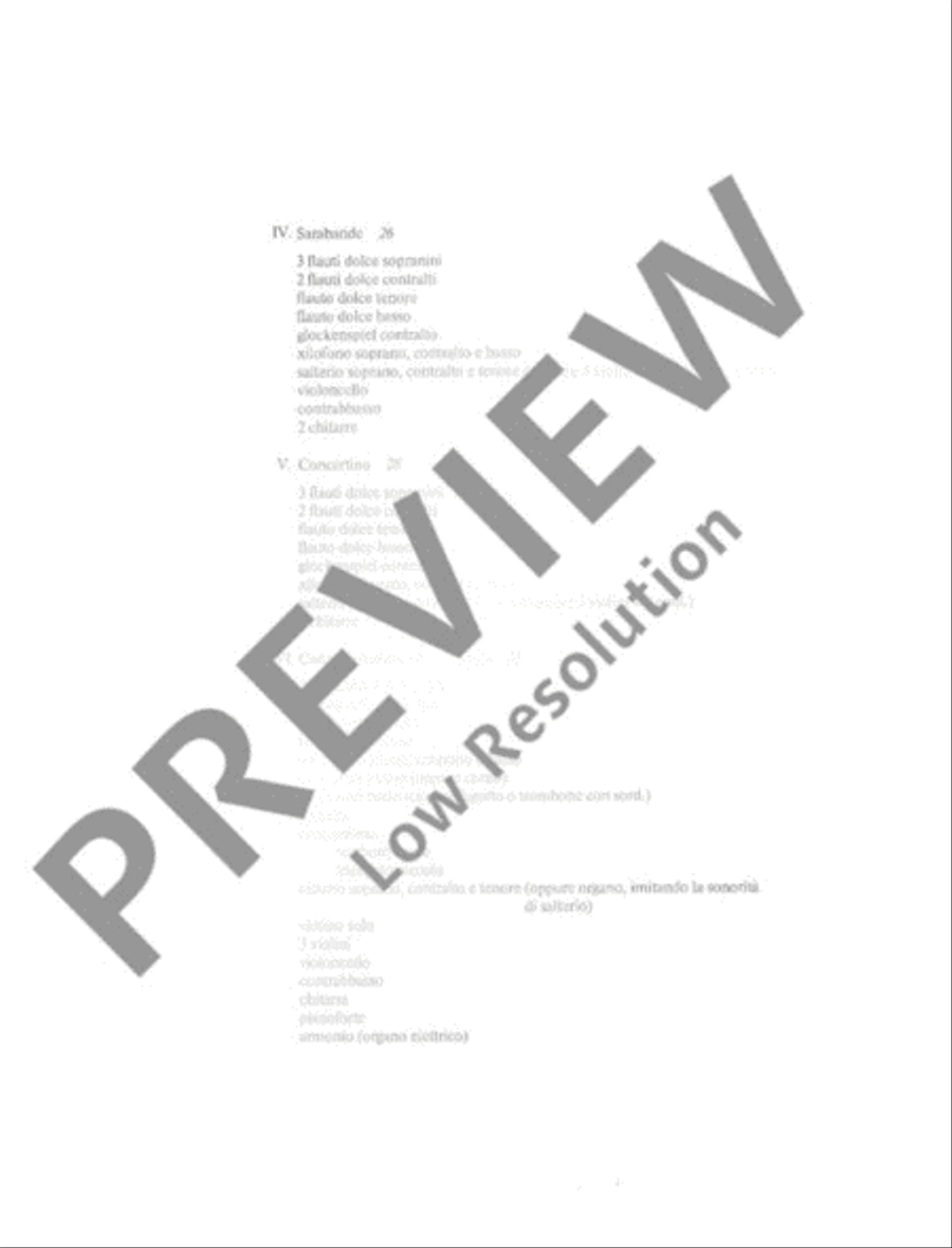 Spielmusiken Orchestra scores gallery preview page 8