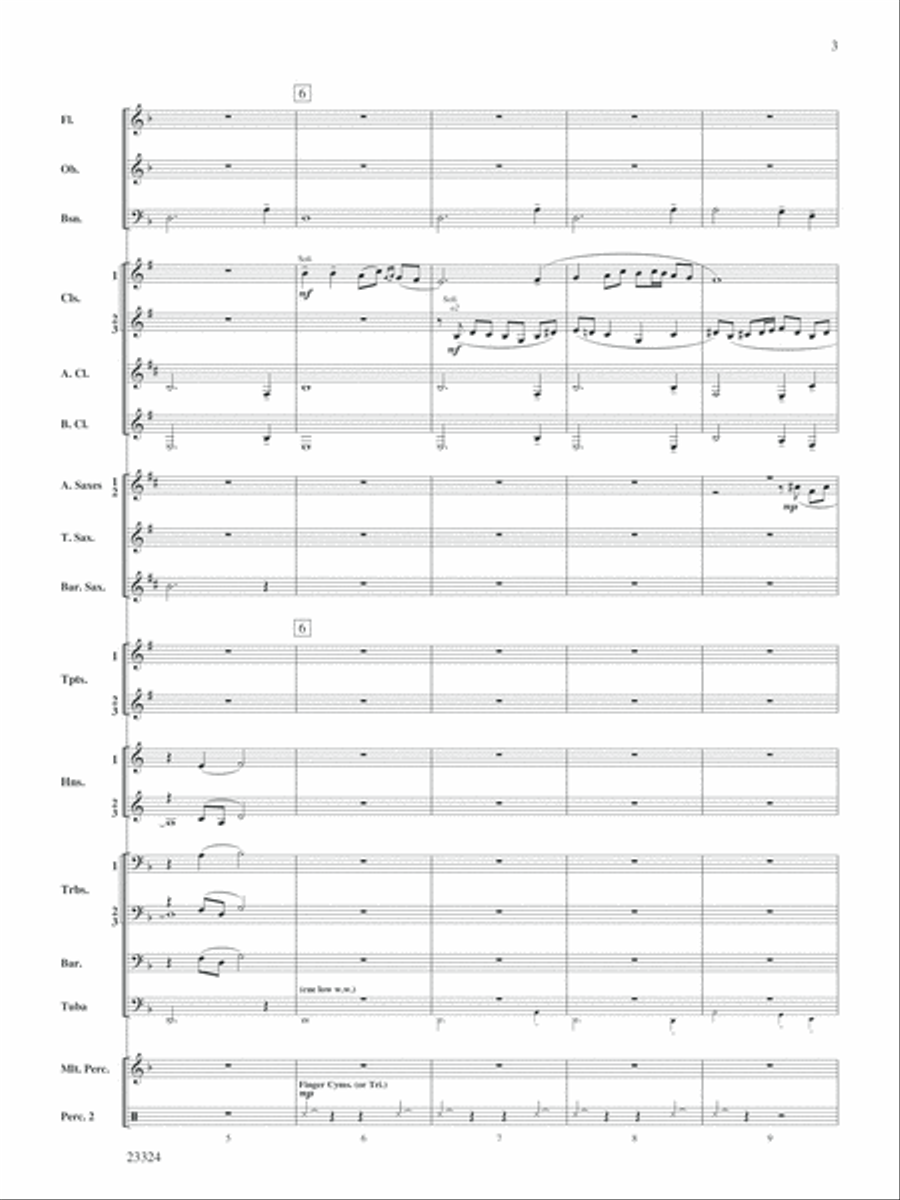 Two Russian Sketches: Score Concert Band scores gallery preview page 3