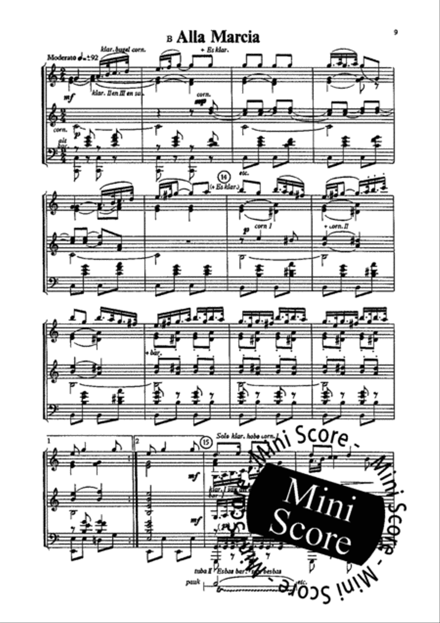 Ballade en Alla Marcia Ballade en Alla Marcia Concert Band scores gallery preview page 13
