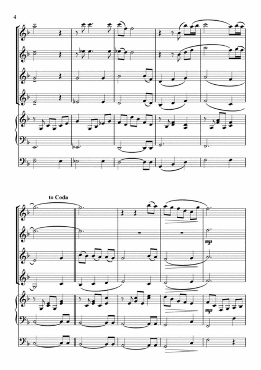 Three Times A Lady Set of Parts scores gallery preview page 6