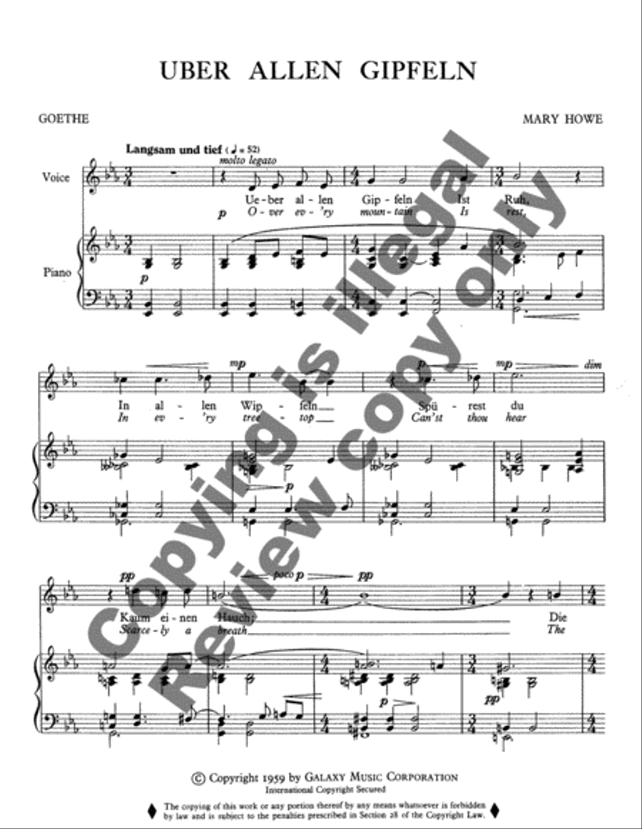 German Songs High Voice scores gallery preview page 10
