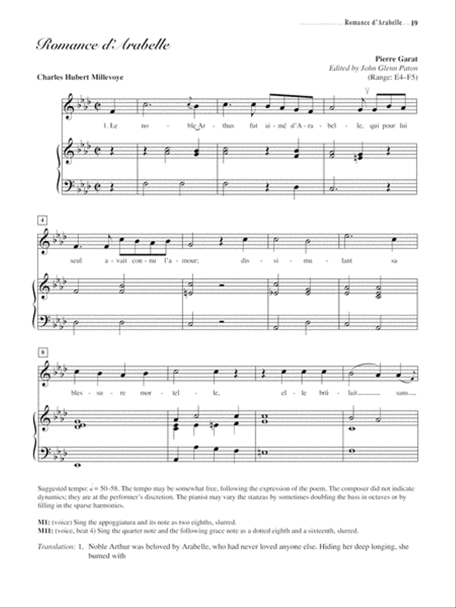 Gateway to French Mélodies Voice Solo scores gallery preview page 4