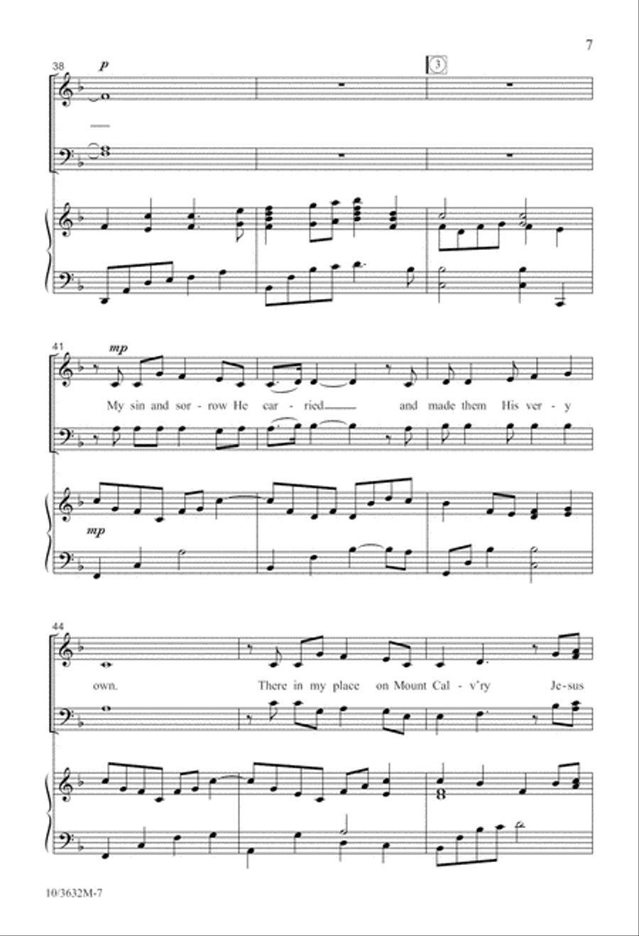 I Stand Amazed 4-Part scores gallery preview page 8