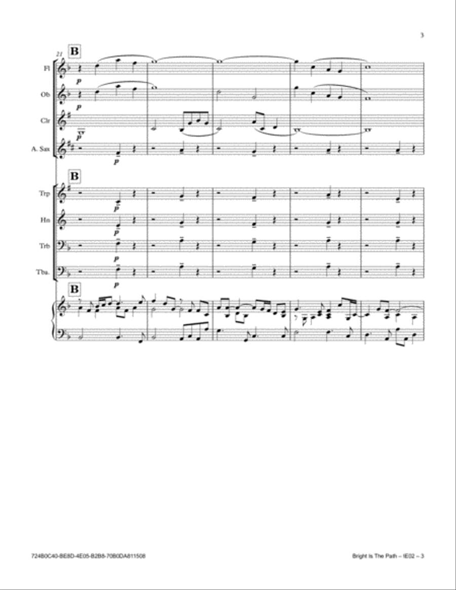 Bright Is The Path Full Orchestra scores gallery preview page 3