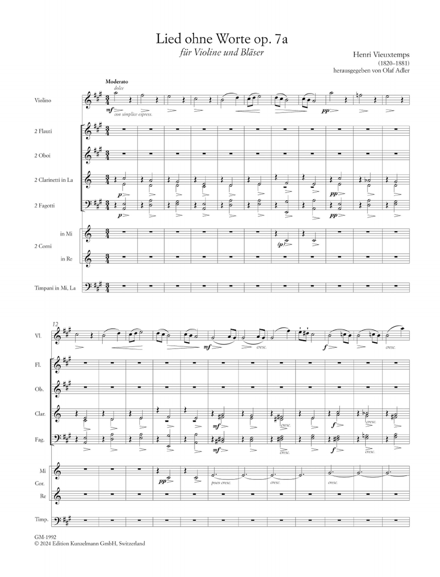 Works for violin and winds Violin scores gallery preview page 4