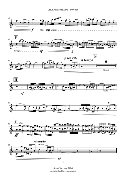 Nun komm' der Heiden Heiland - BWV 659 - Bach Chorale Prelude - String Orchestra image number null