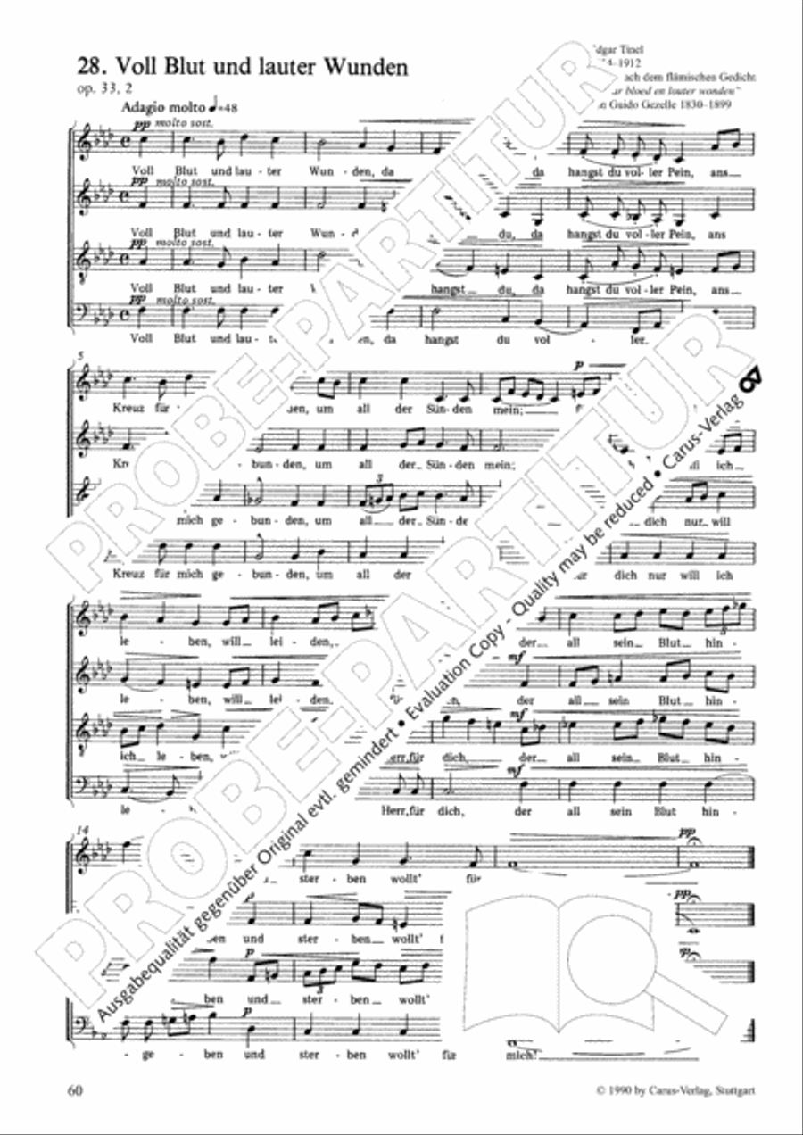 Geistliches Chorbuch der Romantik Choir scores gallery preview page 61