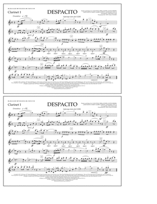 Despacito (arr. Tom Wallace) - Clarinet 1