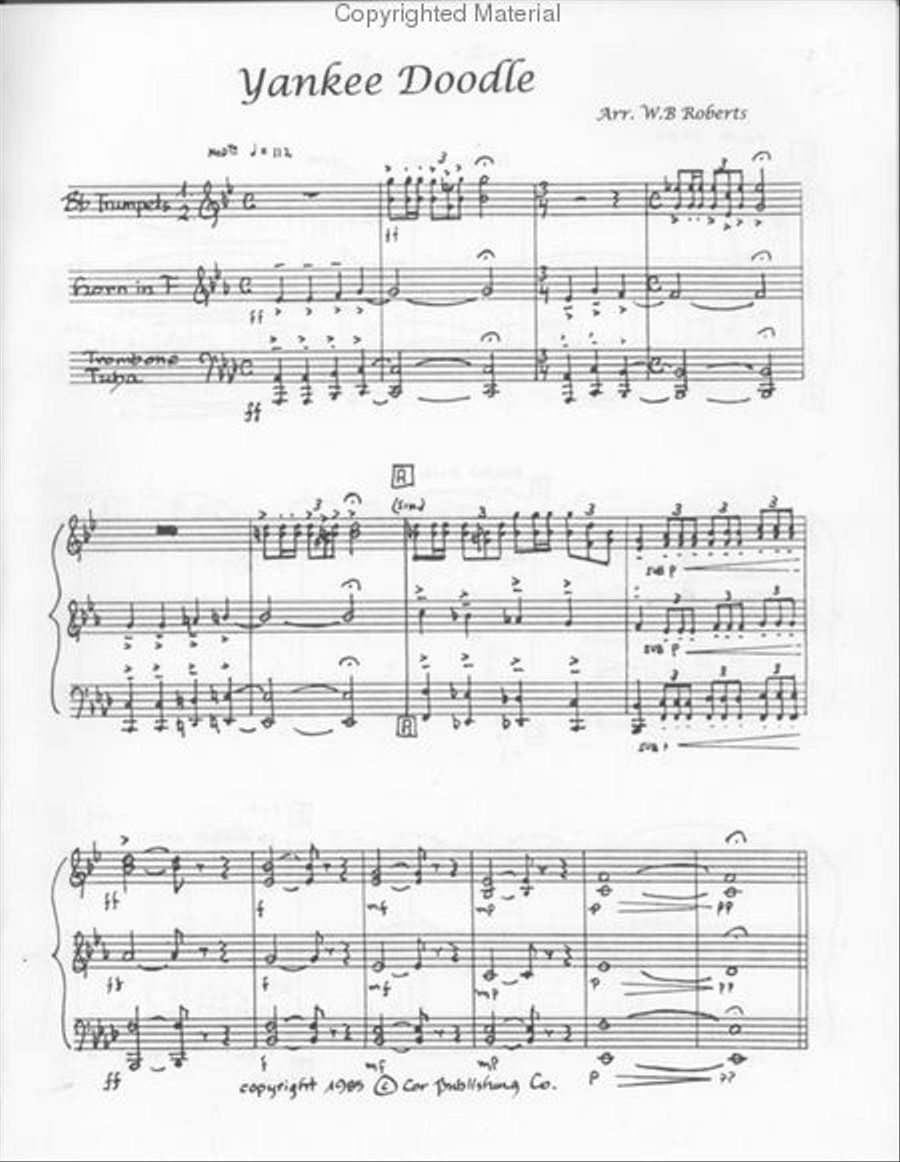 Yankee Doodle Brass Quintet scores gallery preview page 2