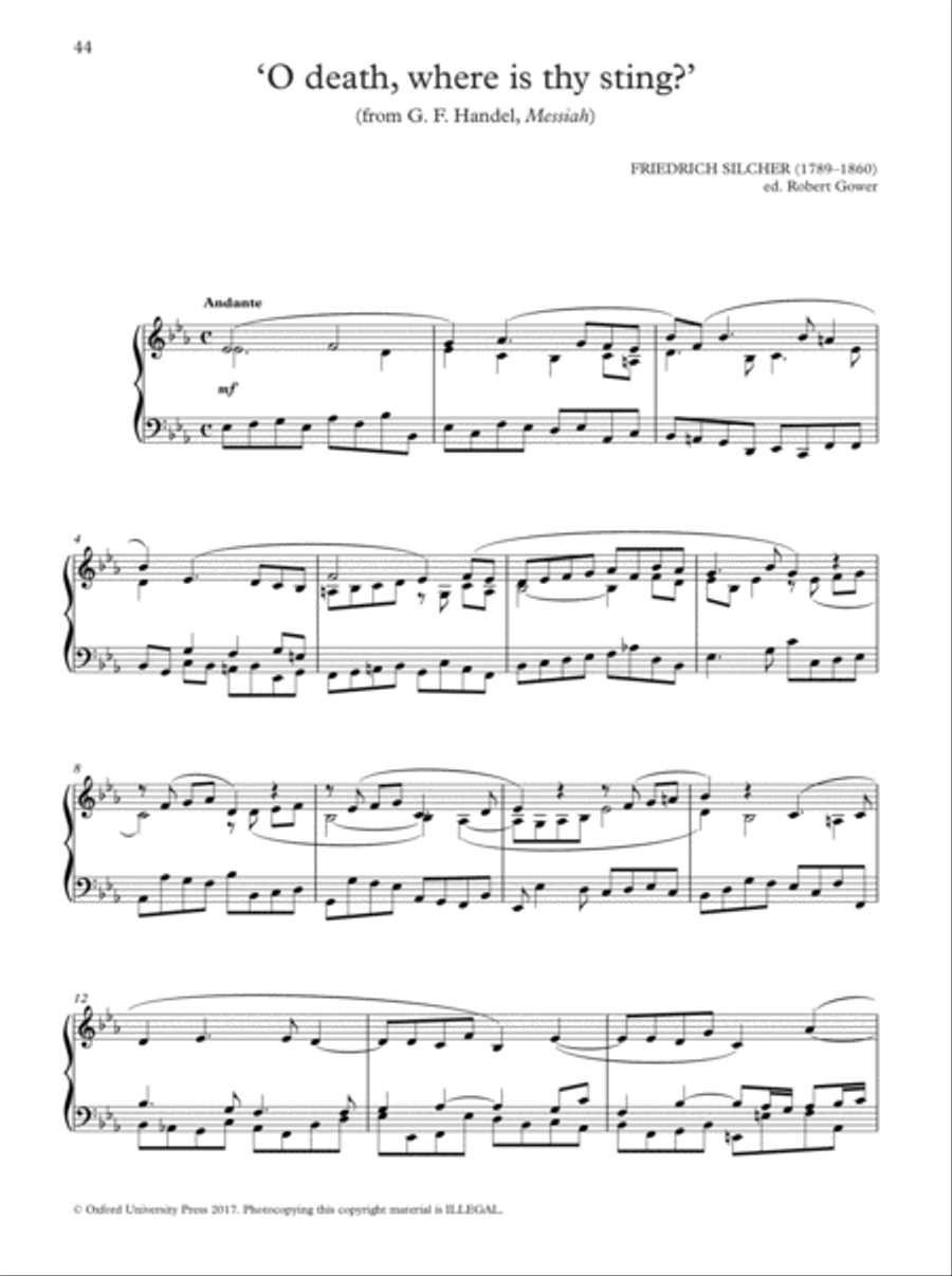 Oxford Book of Lent and Easter Organ Music for Manuals Organ Solo scores gallery preview page 44