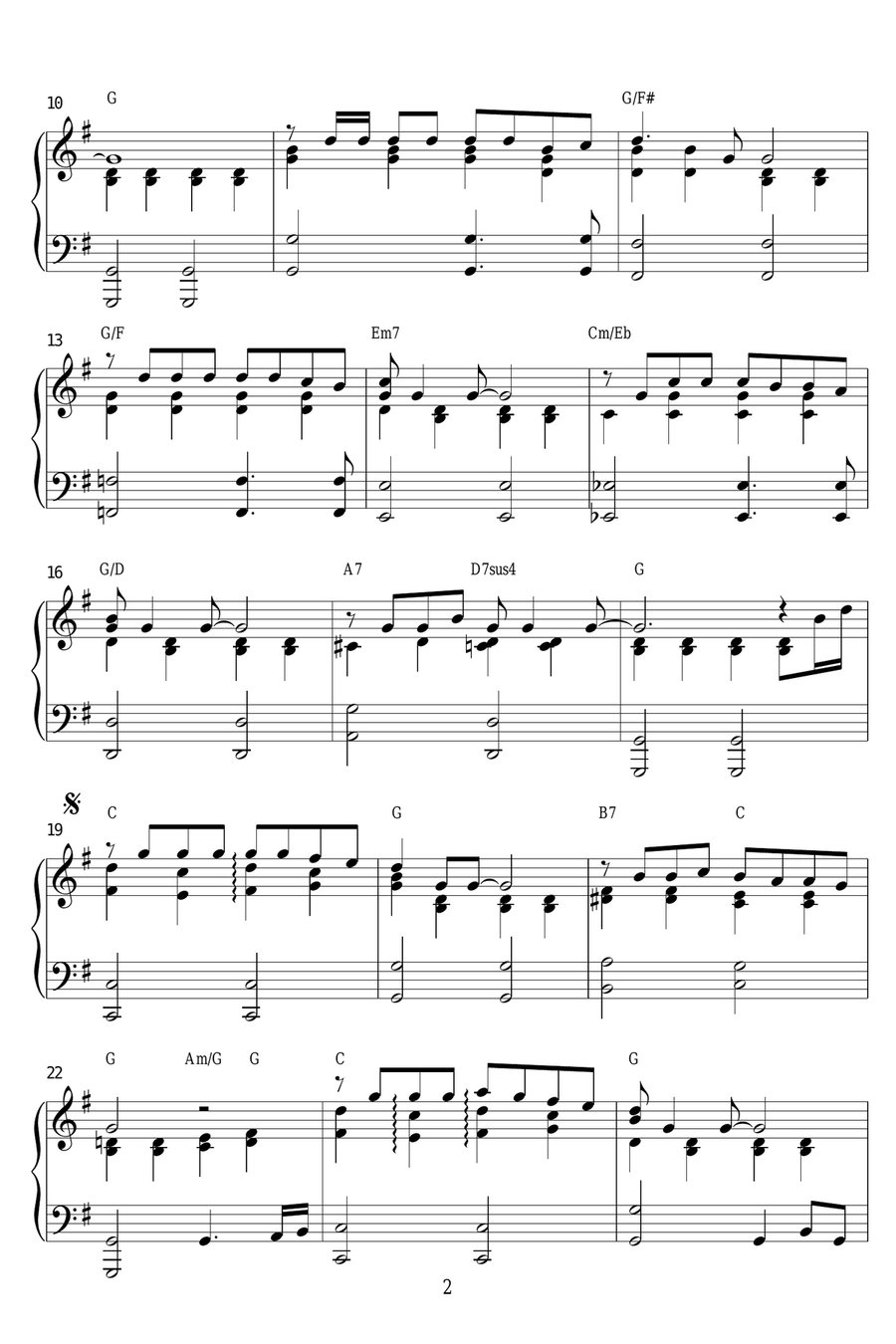 Make You Feel My Love Make You Feel My Love Piano Solo scores gallery preview page 2