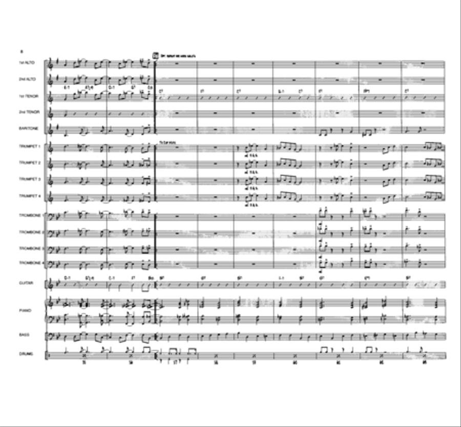 Blue Hue Jazz Ensemble scores gallery preview page 8