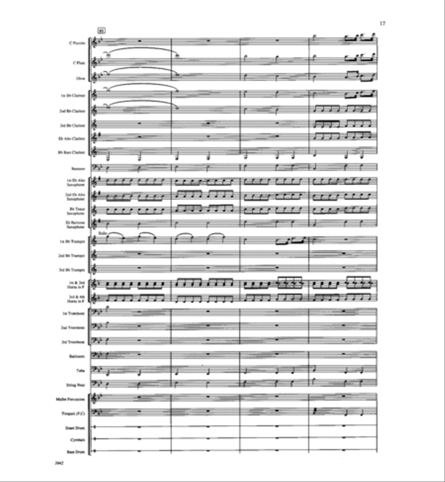The Magic of Mozart Concert Band scores gallery preview page 17