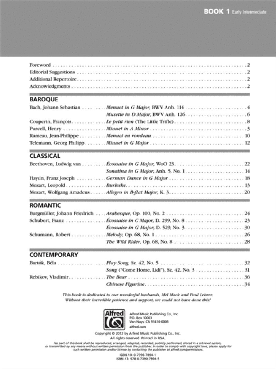 Classics for the Developing Pianist Piano Solo scores gallery preview page 2