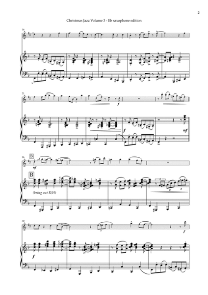 Christmas Jazz Volume 3 Eb saxophone. Chris Lawry & Keri Degg image number null