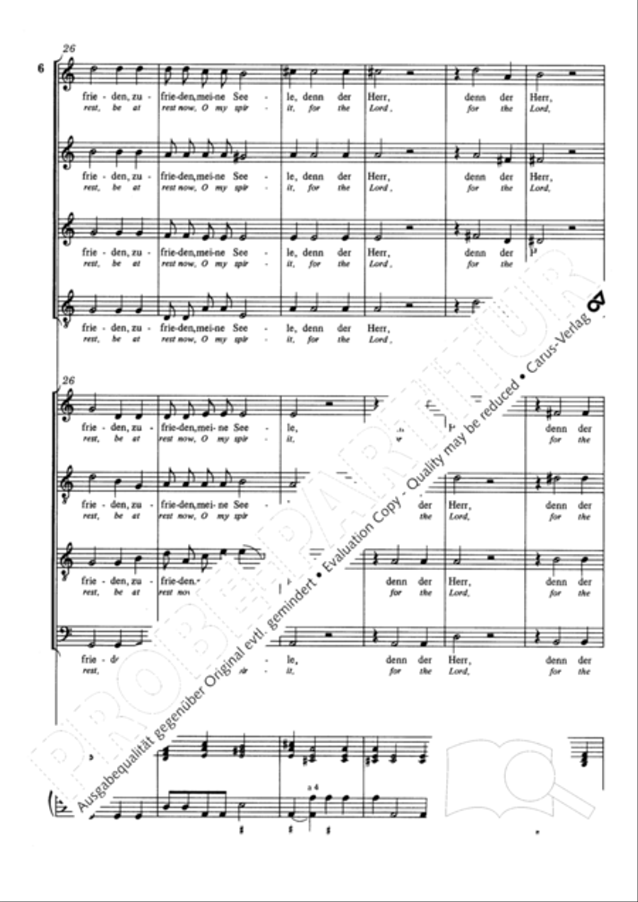 O my spirit, be at rest Choir scores gallery preview page 7
