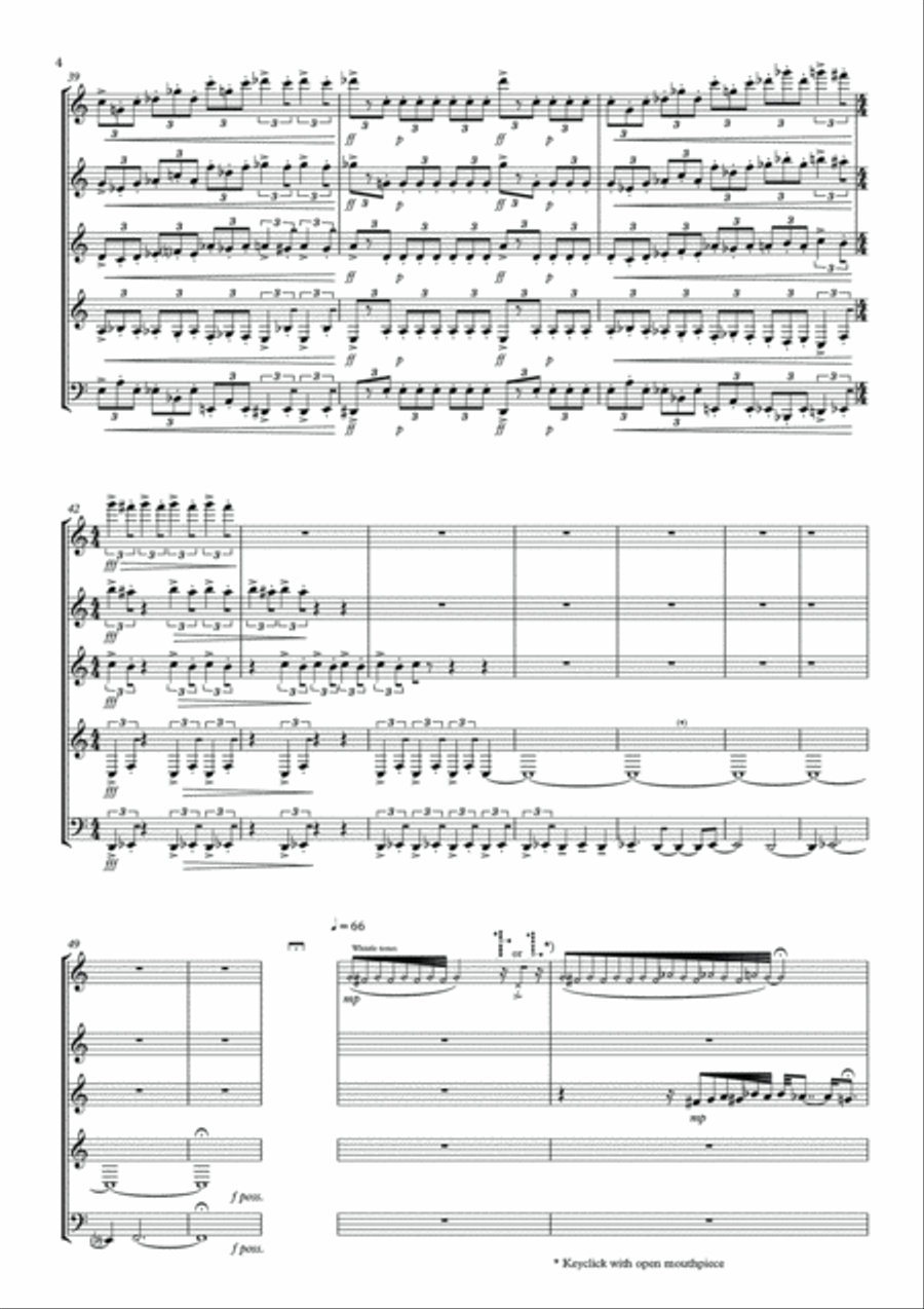 Zusammen/Getrennt/Zusammen - Woodwind Quintet Woodwind Quintet scores gallery preview page 6
