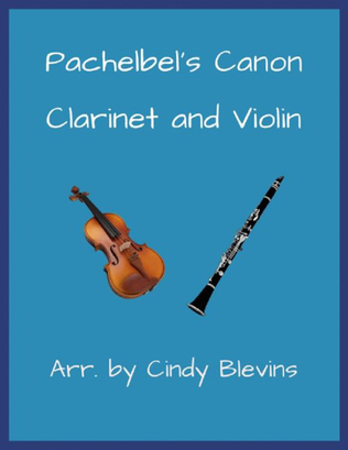 Book cover for Pachelbel's Canon, Clarinet and Violin