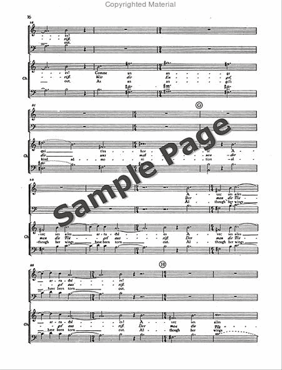 Canticle To Hope Vocal Score 4-Part scores gallery preview page 17
