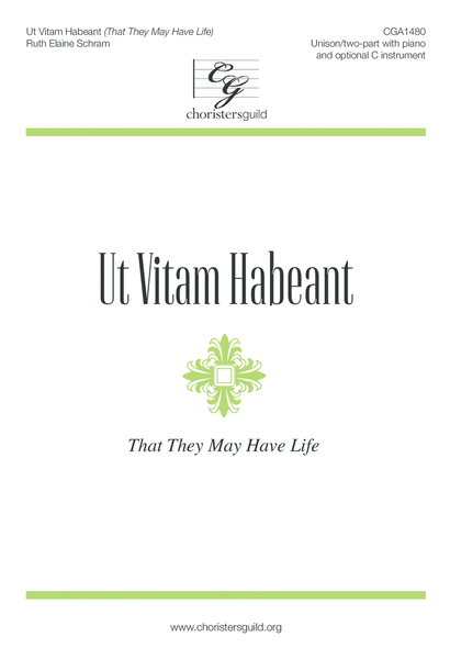 Ut Vitam Habeant (That They May Have Life) image number null