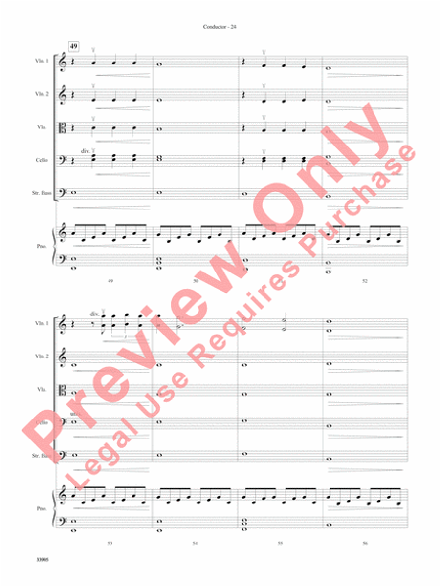 Great Movie Themes Great Movie Themes String Orchestra scores gallery preview page 25