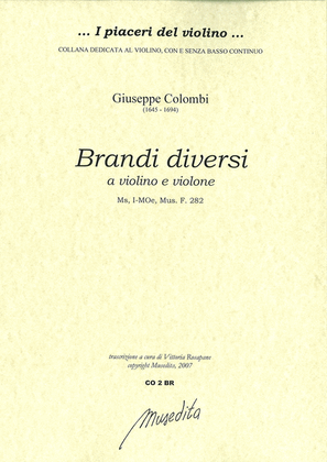 Book cover for Brandi diversi a violino e violone (Ms, I-MOe)
