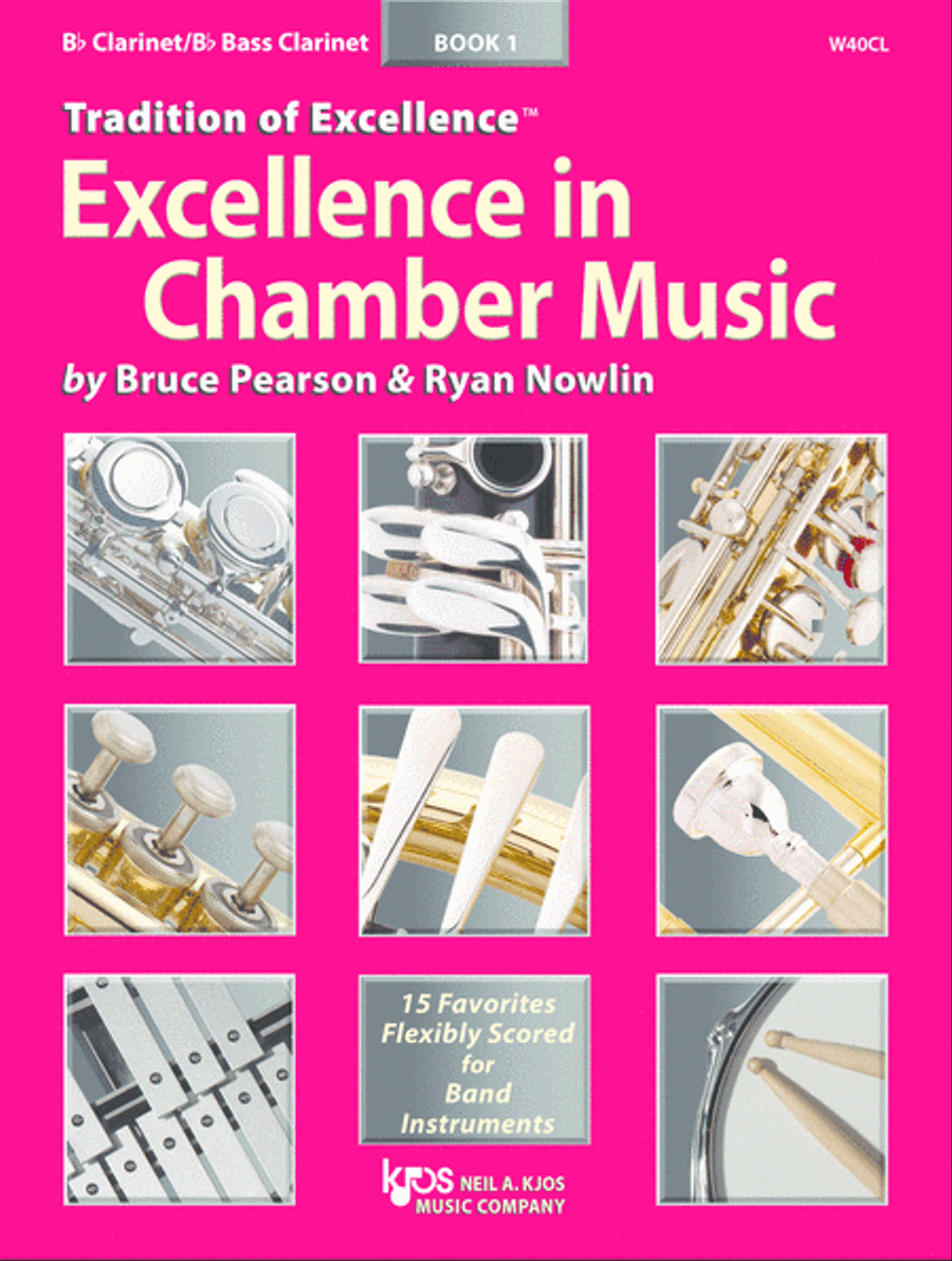 Tradition of Excellence: Excellence in Chamber Music, Book 1 - Clarinet/Bass Clarinet Concert Band Methods scores gallery preview page 1