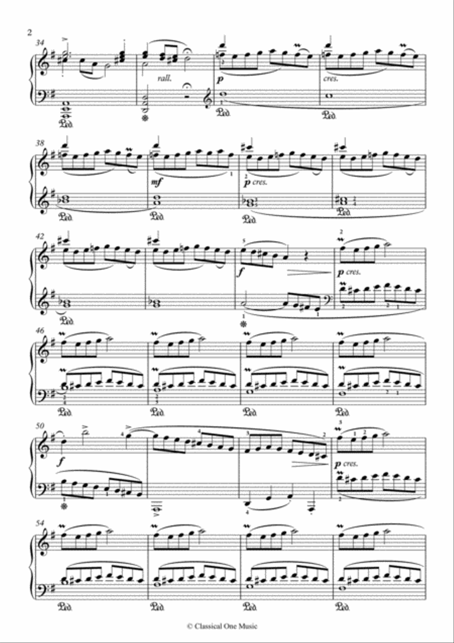 Scarlatti-Sonata in G-Major L.304 K.470(piano) Piano Solo scores gallery preview page 3