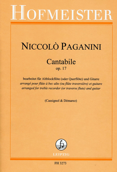 Cantabile, op. 17