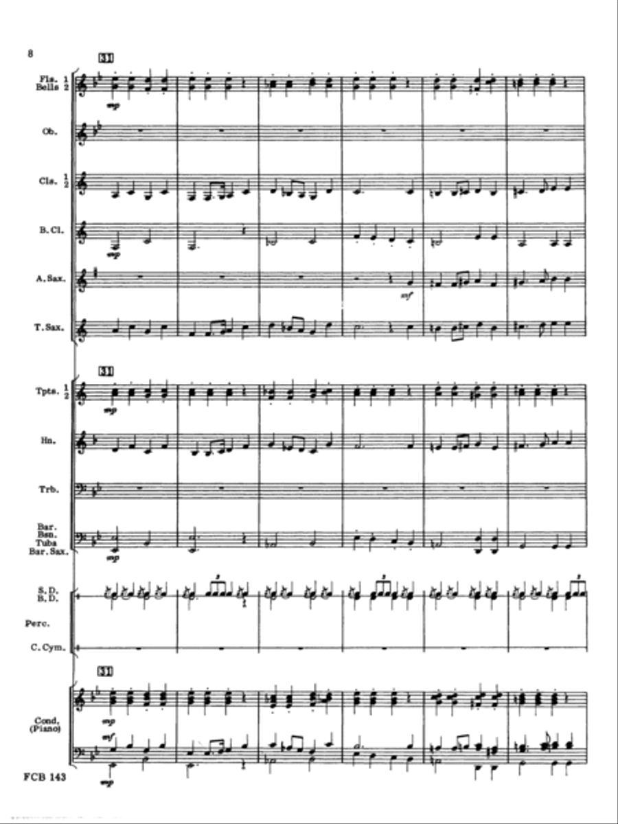 Olympic Spirit Olympic Spirit Concert Band scores gallery preview page 8
