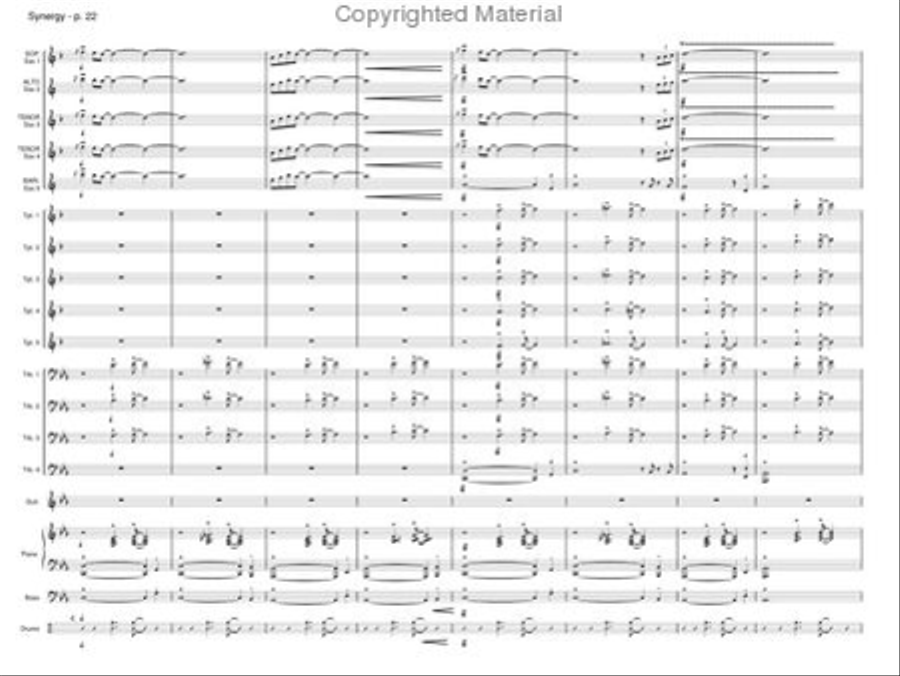 Synergy Jazz Ensemble scores gallery preview page 21