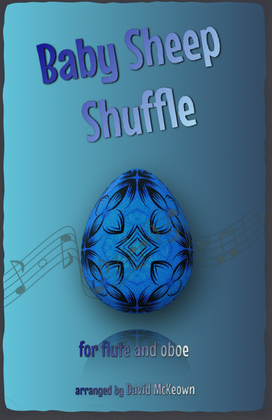 Book cover for The Baby Sheep Shuffle for Flute and Oboe Duet