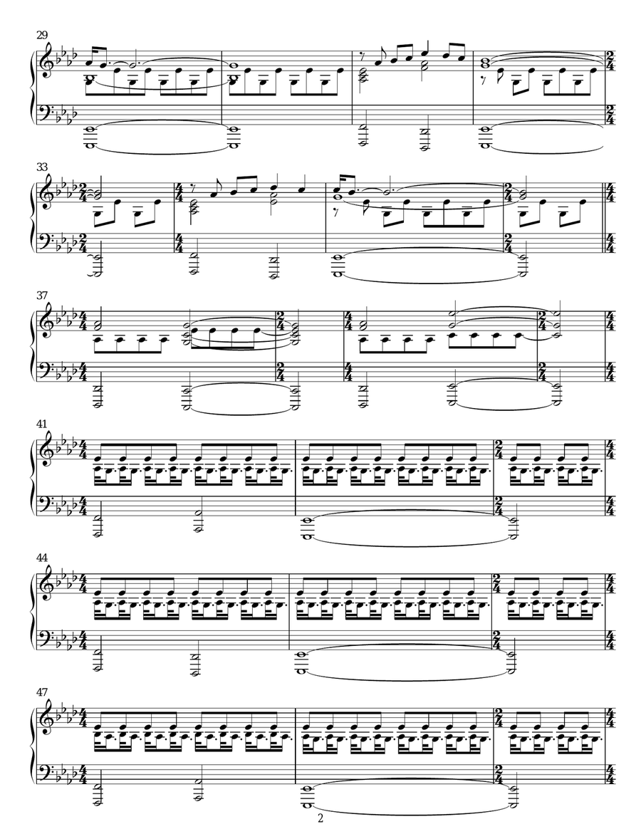 Waterways Piano Solo scores gallery preview page 2