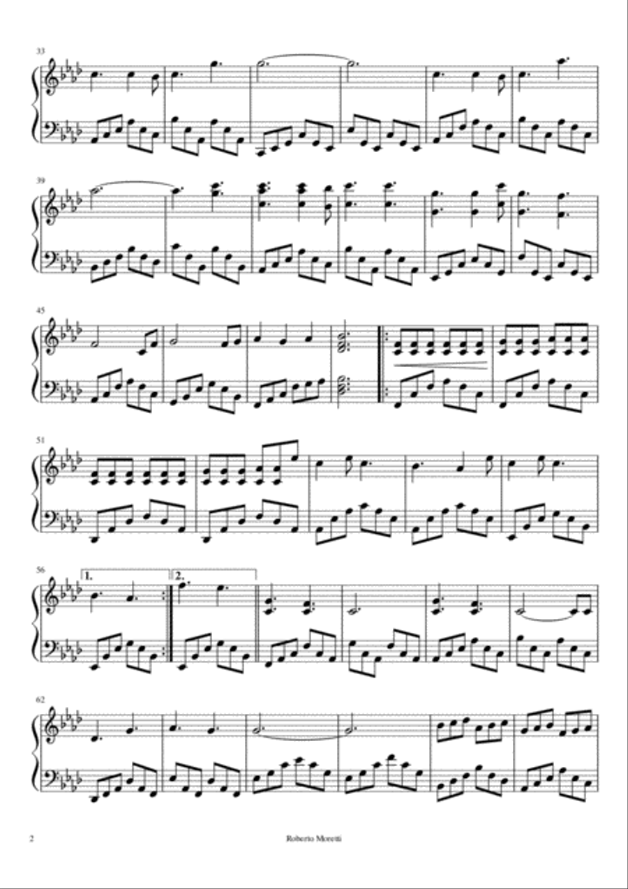 The old town Piano Solo scores gallery preview page 2