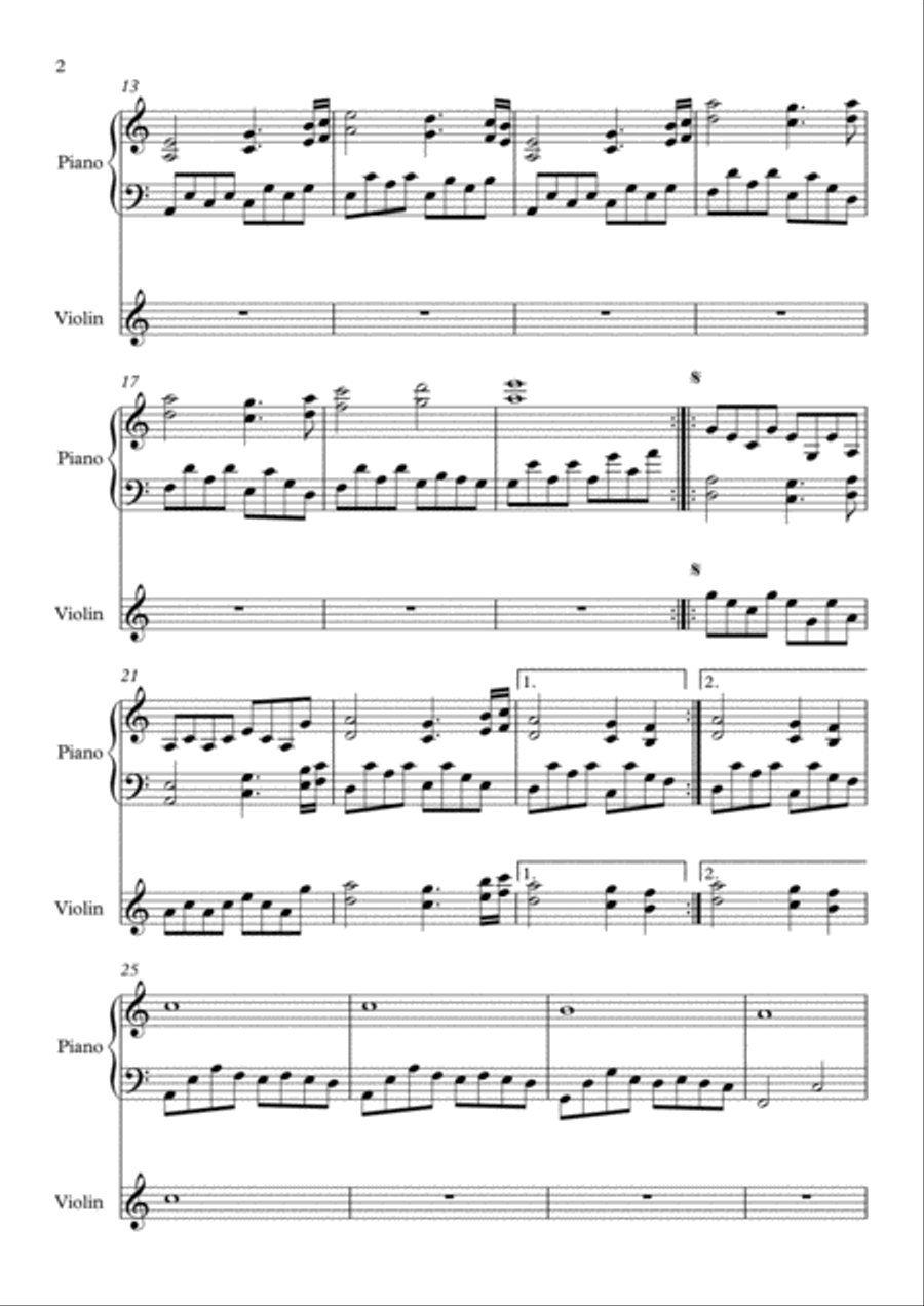 Awakening String Duet scores gallery preview page 2