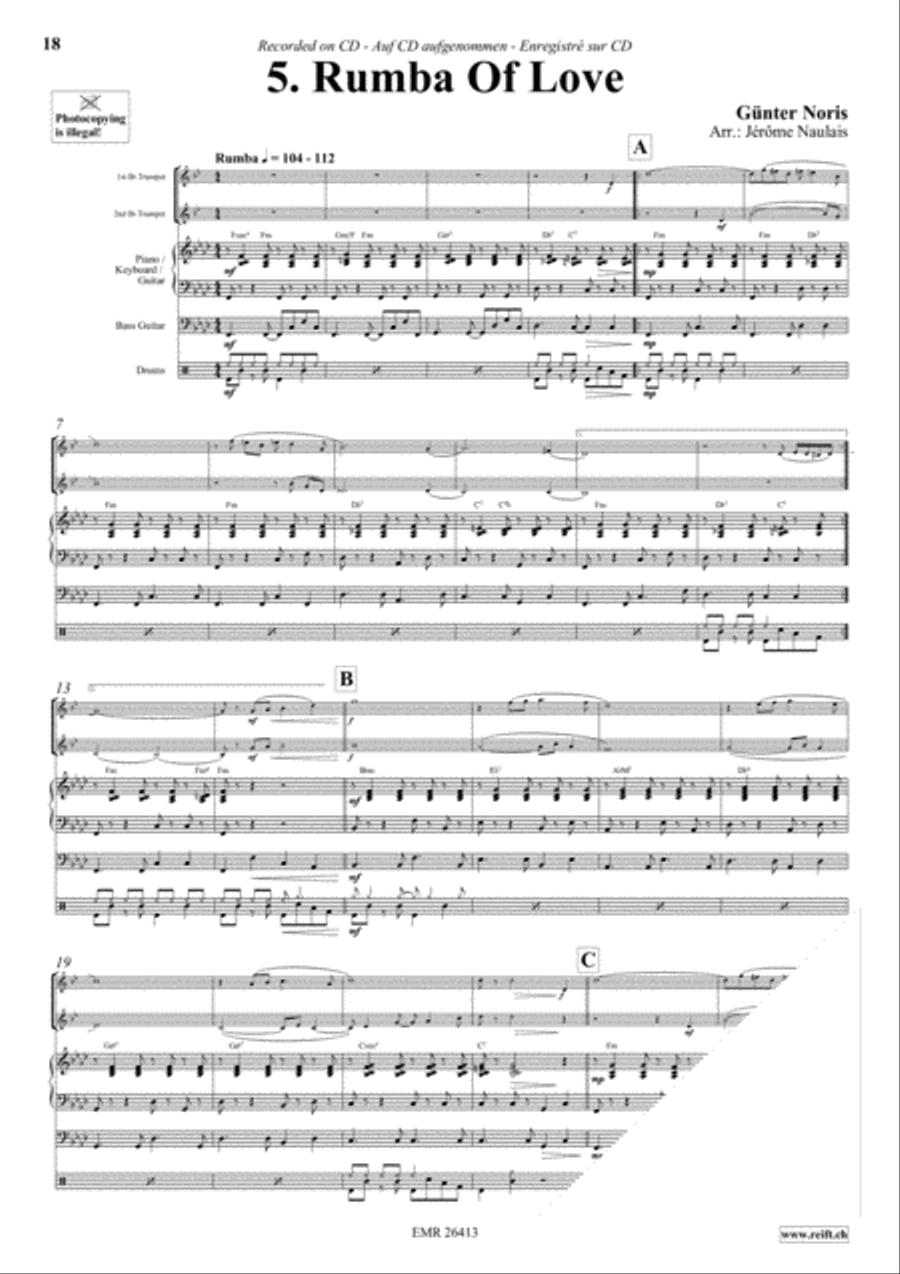 Let's Dance Volume 4 Trumpet Duet scores gallery preview page 7