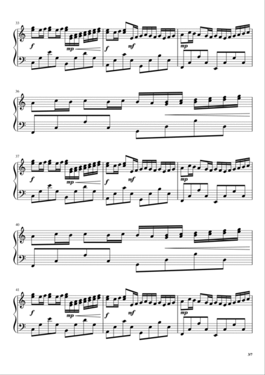 Canon in C Violin Solo Violin Solo scores gallery preview page 3