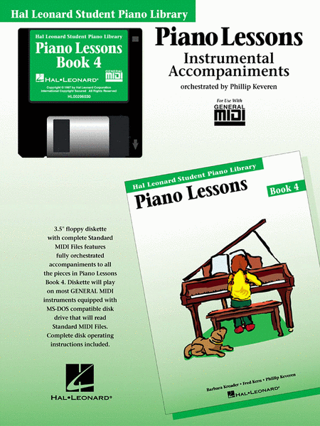 Piano Lessons Book 4 - GM Disk