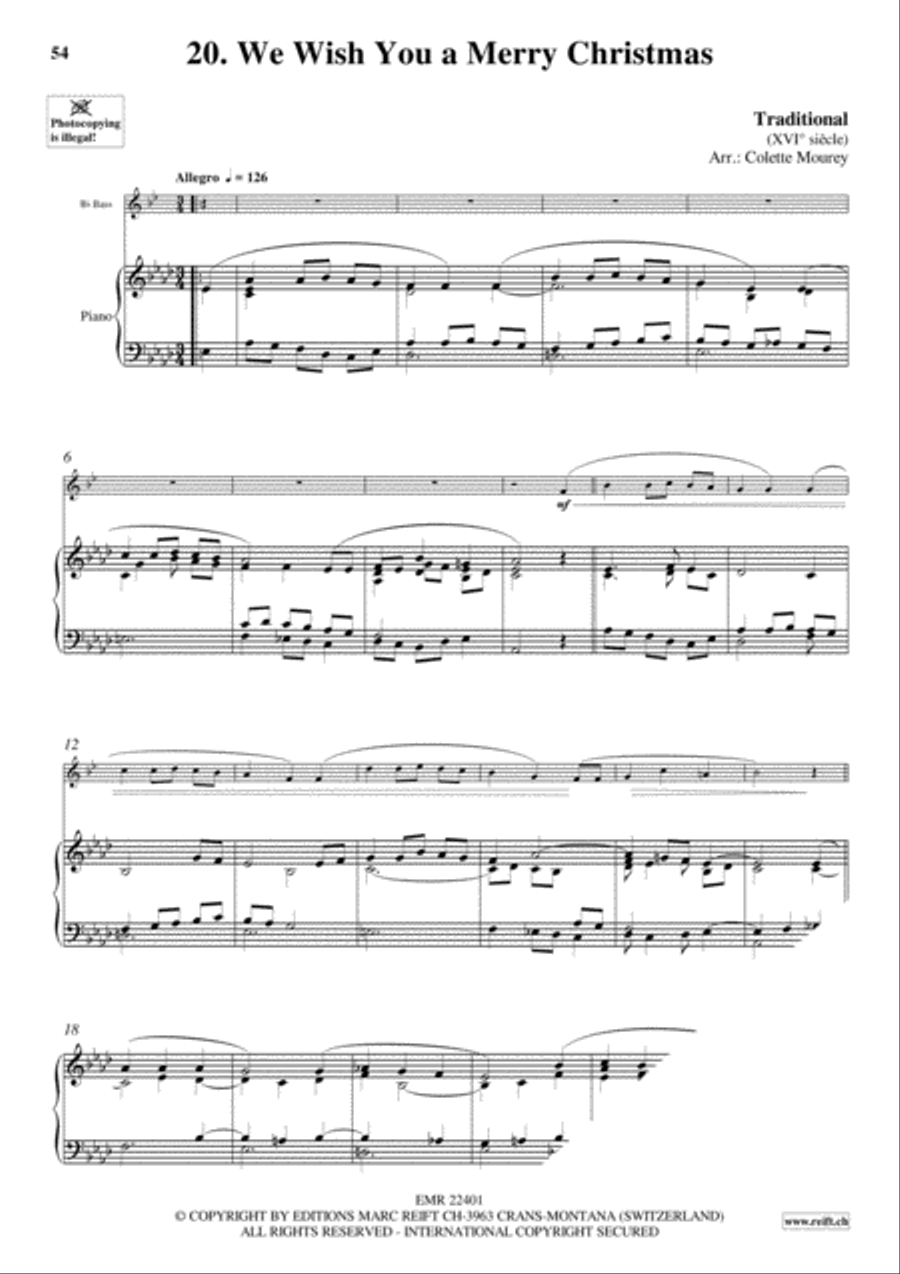 20 Greatest Christmas Hits Voice Solo scores gallery preview page 22